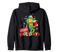 TMNT Teenage Mutant Ninja Turtles Christmas Happy Fun Holidays Sweat à Capuche