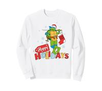 TMNT Teenage Mutant Ninja Turtles Christmas Happy Fun Holidays Sweatshirt