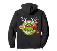 TMNT Teenage Mutant Ninja Turtles Christmas Spirit Fun Retro 80s Sweat à Capuche
