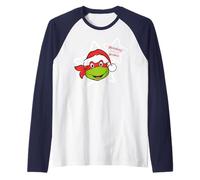 TMNT Teenage Mutant Ninja Turtles Christmas Star Classic Party Manche Raglan