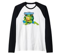 TMNT Teenage Mutant Ninja Turtles Leonardo Leo mène Un Classique Manche Raglan