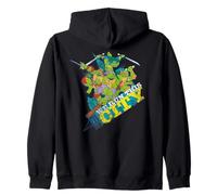 TMNT Teenage Mutant Ninja Turtles NYC City Hero Vintage Fun Sweat à Capuche