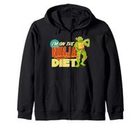 TMNT Teenage Mutant Ninja Turtles Pizza Geeks Diet Classic Sweat à Capuche