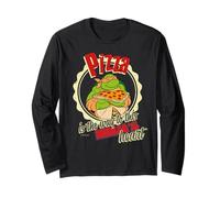 TMNT Teenage Mutant Ninja Turtles Pizza Love Geeks Classique Manche Longue