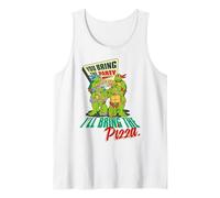 TMNT Teenage Mutant Ninja Turtles Pizza Party Classic Geeks Débardeur