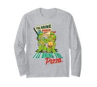 TMNT Teenage Mutant Ninja Turtles Pizza Party Classic Geeks Manche Longue