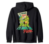 TMNT Teenage Mutant Ninja Turtles Pizza Party Classic Geeks Sweat à Capuche