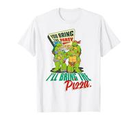 TMNT Teenage Mutant Ninja Turtles Pizza Party Classic Geeks T-Shirt