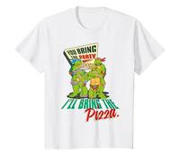 TMNT Teenage Mutant Ninja Turtles Pizza Party Classic Geeks T-Shirt