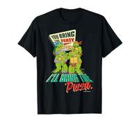 TMNT Teenage Mutant Ninja Turtles Pizza Party Geeks Classique T-Shirt