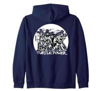 TMNT Teenage Mutant Ninja Turtles Power Pose, Dessin animé rétro Sweat à Capuche