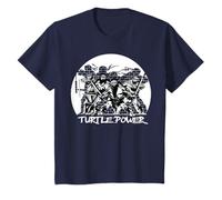 TMNT Teenage Mutant Ninja Turtles Power Pose, Dessin animé rétro T-Shirt