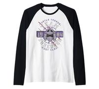 TMNT Teenage Mutant Ninja Turtles Shredder Foot Clan Classic Manche Raglan