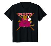 TMNT Teenage Mutant Ninja Turtles Splinter Radical Rat Rétro T-Shirt