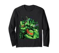 TMNT The Ninja Turtle Group Attack Manche Longue