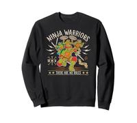 TMNT There Are No Rules Ninja Warriors Retro Cartoon Sweatshirt
