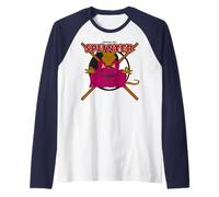 TMNT Tortues Ninja Splinter Radical Retro Rat Manche Raglan