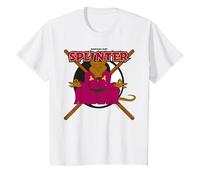 TMNT Tortues Ninja Splinter Radical Retro Rat T-Shirt