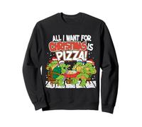 TMNT Tout ce Que Je Veux pour Noël, C'est de la Pizza Sweatshirt