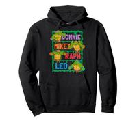 TMNT Toutes Les Tortues Ninja avec Noms Sweat à Capuche