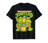 TMNT Toutes Les Tortues Ninja avec Noms T-Shirt