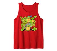 TMNT Turtle Power Best Friends Années 80 90 Dessin animé Reptile Lover Débardeur