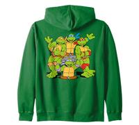 TMNT Turtle Power Best Friends Années 80 90 Dessin animé Reptile Lover Sweat à Capuche