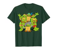TMNT Turtle Power Best Friends Années 80 90 Dessin animé Reptile Lover T-Shirt