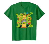 TMNT Turtle Power Best Friends Happy Pose TV Classique T-Shirt