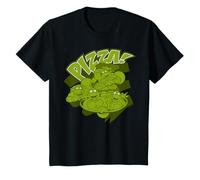 TMNT Turtle Power Best Friends Pizza Time Lol Pose TV rétro T-Shirt