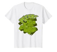 TMNT Turtle Power Best Friends Pizza Time Lol Pose TV rétro T-Shirt
