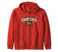 TMNT Turtle Power New York Varsity Logo Classique des années 80 Sweat à Capuche