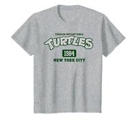 TMNT Turtle Power New York Varsity Logo des années 80 T-Shirt