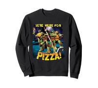 TMNT We're Here for The Pizza Group Shot Sweatshirt