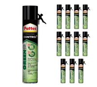 TMP PRO Pattex GreenQ Mousse de construction, isolation efficace, remplissage de joints pour des applications précises, mousse polyuréthane pour isoler les anses, 12 x 750 ml