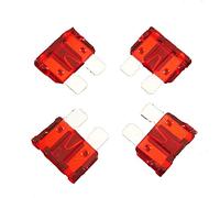 TMP1105 100 pcs 10 A Auto Voiture Camion Standard Lame Fusible 10 A 32 V Action Rapide ATC Lame Fusible Voiture Bateau Camion SUV Automobile Remplacement Câblage de protection