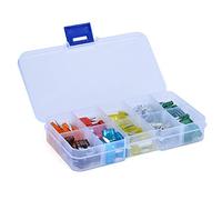 TMP1105 100 pièces/boîte multicolore Mini fusible à lame assorti 5 7.5 10 15 20 25 30 ampères voiture Auto petite taille fusible bas Câblage de protection