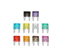 TMP1105 100PCS 50PCS Fusibles de voiture 2A 3A 5A 7.5A 10A 15A 20A 25A 30A 35A Ampère avec assortiment de clips de boîte Type de lame automatique Jeu de fusibles Camion Câblage de protection (Color :