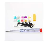 TMP1105 100PCS Zinc Mini Auto Car Blade Fusibles Set Standard Automobile Cars Security Fuse Kit 2/3/5/7.5/10/15/20/25/30/35Amp Assorted Câblage de protection