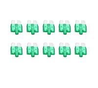 TMP1105 10PCS 30A Inserts de fusible automatique de taille moyenne Comprimés d'assurance automobile Fusible moyen avec lampe Inserts de voiture Fusible Câblage de protection