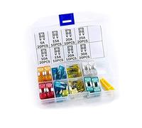 TMP1105 120 pièces voiture Mini fusible 5A 10A 15A 20A 25A 30A Amp avec boîte Clip assortiment Auto lame Type fusibles ensemble véhicule bateau camion SUV Câblage de protection