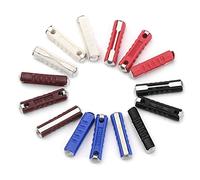TMP1105 200 pièces Dia 6mm automobile EU fusibles 5/8/16/25/40AMP for voiture européenne/Auto 6 modèles Kit d'assortiment de fusibles à lame automatique en bakélite Câblage de protection