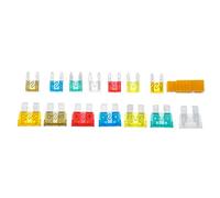 TMP1105 220 pièces 5A 7.5A 10A 15A 20A 25A 30A Mini fusible à lame Standard assortiment de fusibles à lame for Kit de fusibles de camion de voiture APM ATM Câblage de protection