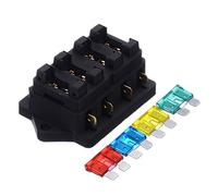 TMP1105 24V 40A voiture 4 voies fusible bloc support boîte automobile remorque Auto Circuit lame fusible boîte avec 4 pièces fusible Câblage de protection