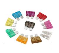 TMP1105 50 Pcs 32 V Mini Auto Voiture Moto Moyenne Lame Fusibles Assortiment Kit 3/5/7.5/10/15/20/25/30/35/40A Câblage de protection