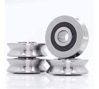 TMP1105 544162 V10371214 V roulement à billes scellé rainure 10x37x12x14mm roulements de roue poulie V6/3 V7/3 V8/3 piste guidage Rlooer 4 pièces rouleaux,Capacité de charge élevée(10371214V6 3 4PCS)