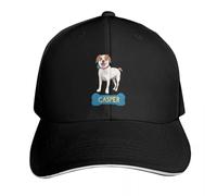 TMQZHQAVH Casper avec Son nom Casquette de Baseball Casquette de Papa Proteção UV Chappeau Solaire Chapeaux Fun, Femme Hommes