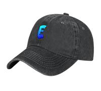 TMQZHQAVH Lettre E, Graffiti coloré Alphabet E Casquette de Baseball Grand Format pour Hommes Cosplay Luxe pour Hommes Femmes