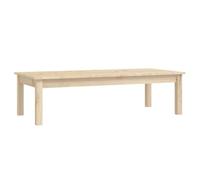 Tmriohed Table basse en pin massif 110 x 50 x 30 cm | Table de salon en bois naturel en pin non traité avec plateau robuste pour des moments de thé et de café confortables.