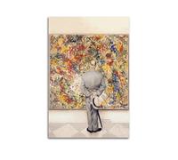 TMRL The Connoisseur by Norman Rockwell Poster sur toile pour albums de musique et films - Peinture décorative pour salon, chambre à coucher - 40 x 60 cm - Style sans cadre